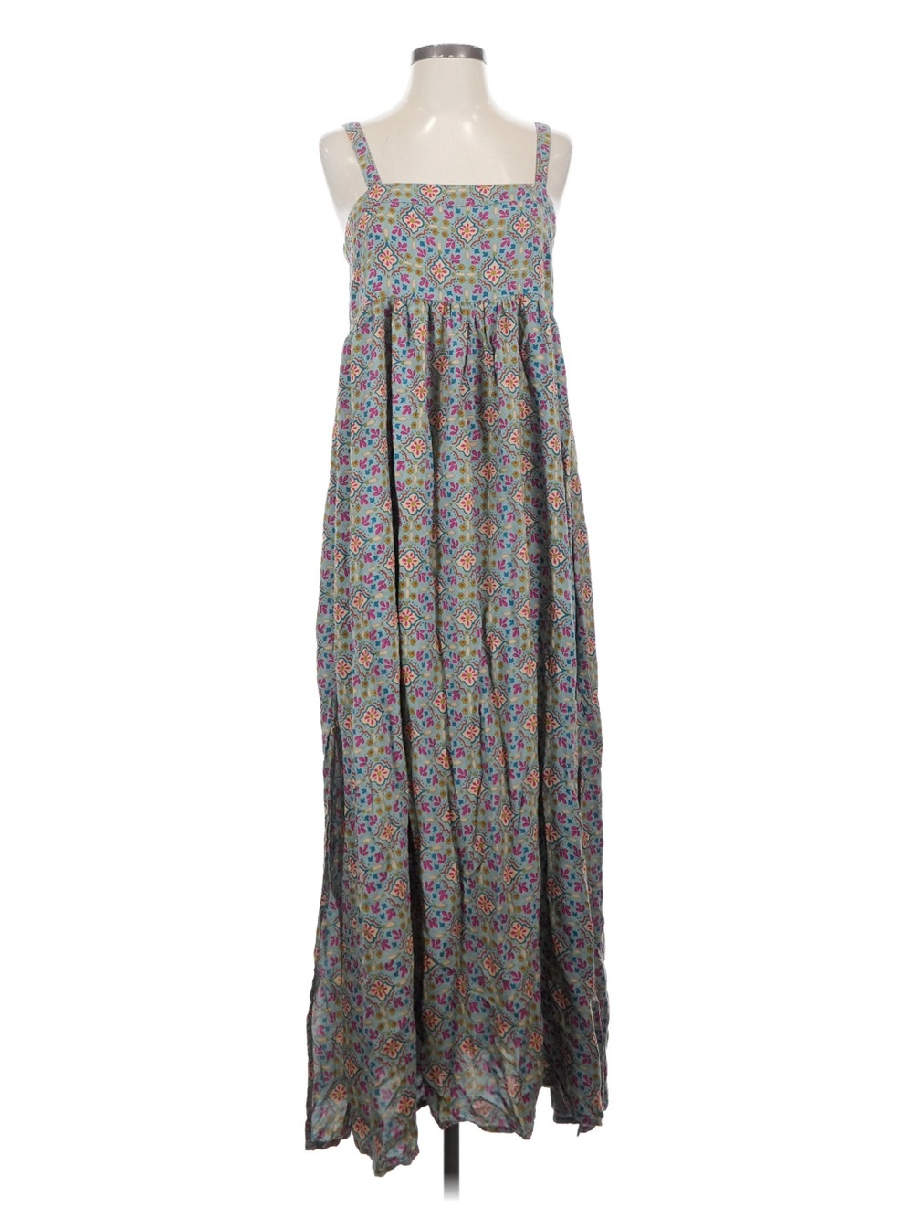 Natural Life Nina Boho Retro Floral Print Maxi Dress• XS/S